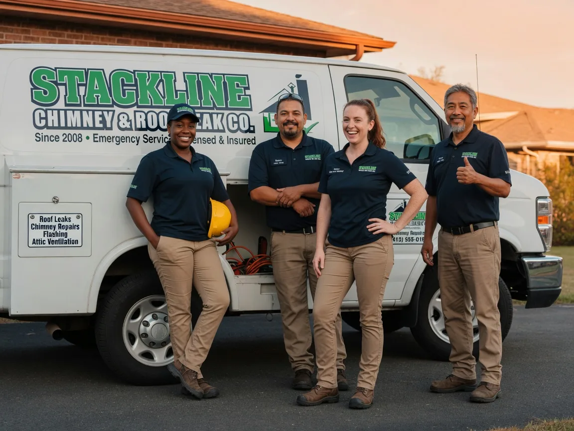 Chimney flashing repair company in White Pine, MI